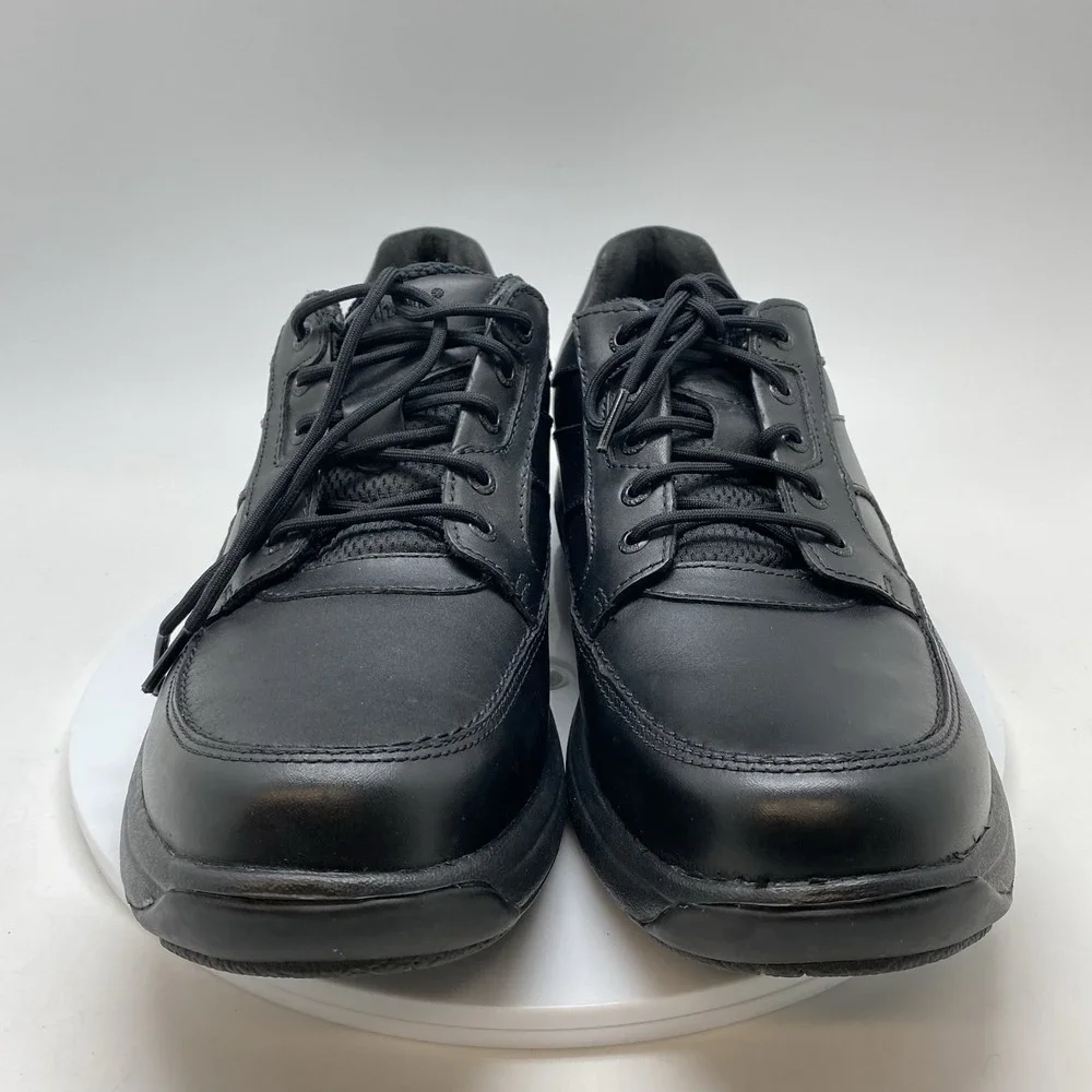 Dunham Sneakers Mens 13 D Midland Walking Oxford 8500BK Black Leather‎ Shoes